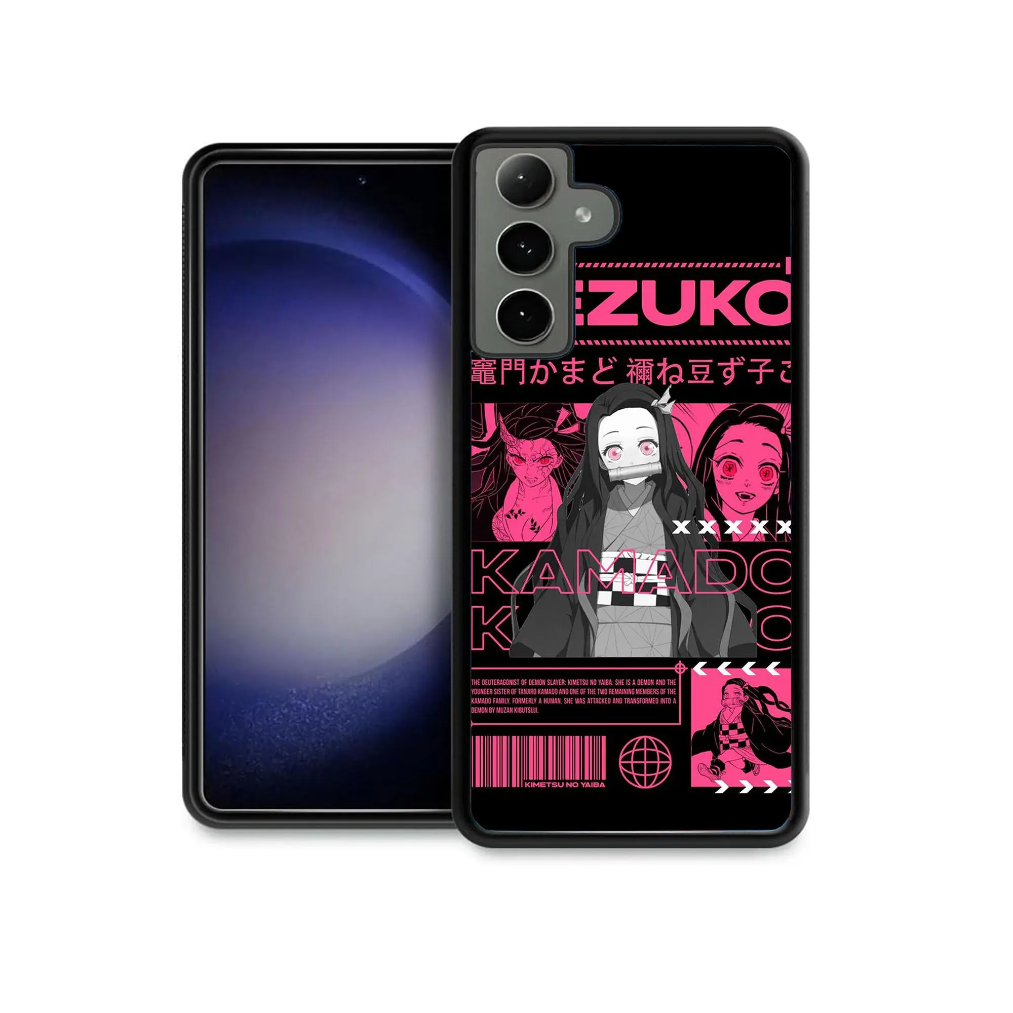 Manga Anime Cute Demon Slayer Kimetsu no Yaiba Nezuko Zenitsu Inosuke Phone Case for Samsung Galaxy S20 S21 S22 S23 S24 S25 FE Plus Ultra Cover