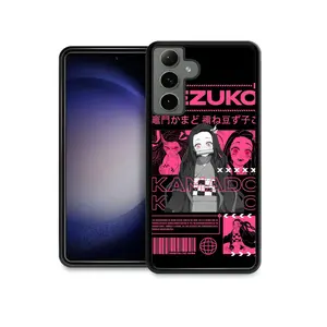 Manga Anime Cute Demon Slayer Kimetsu no Yaiba Nezuko Zenitsu Inosuke Phone Case for Samsung Galaxy S20 S21 S22 S23 S24 S25 FE Plus Ultra Cover