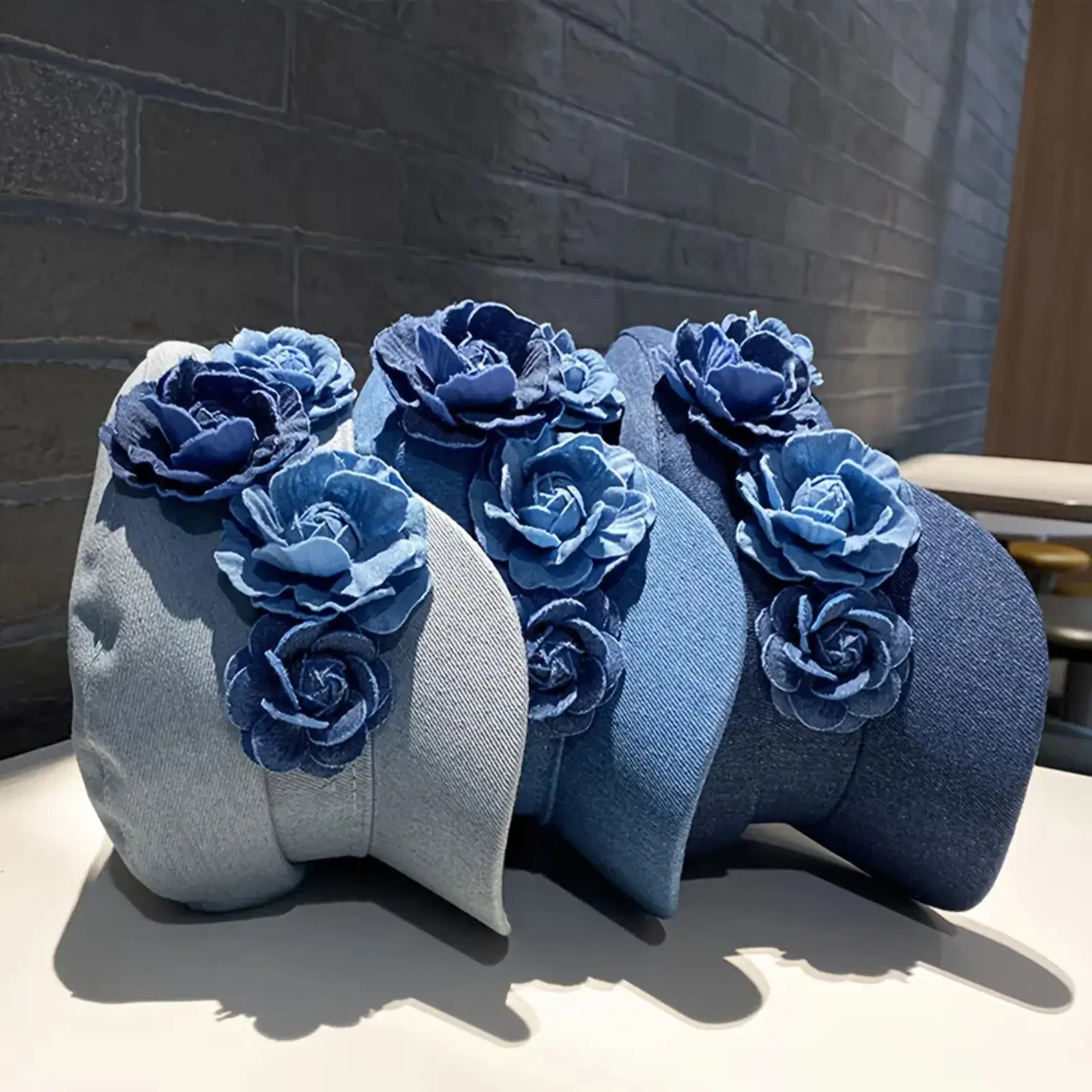 Women's Cotton Octagonal Beret Hat - Rose-Designed Stylish Headwear for Outdoor, Casual Parties (Sports & Outdoor Apparel),back to school,back to school haul