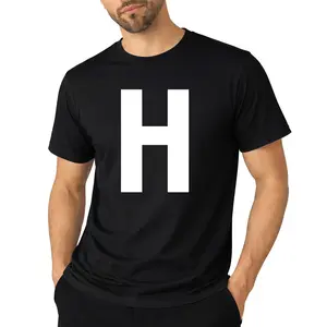 Letter H Capital Alphabet Monogram Initial T-Shirt