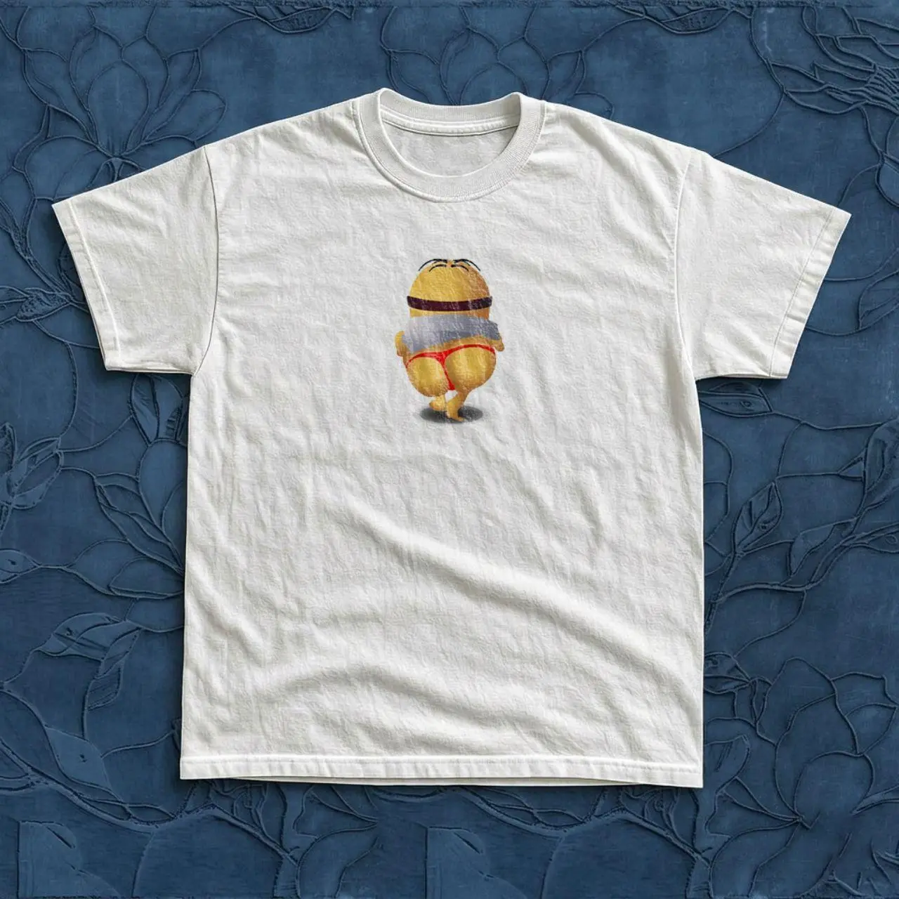 GILDAN - Funny Minion Thong Graphic Tee Oversized Meme T-Shirt Unisex Cotton