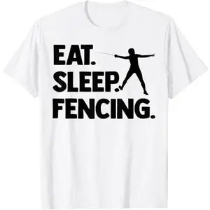 Sword Fighting Fence Sport T-Shirt