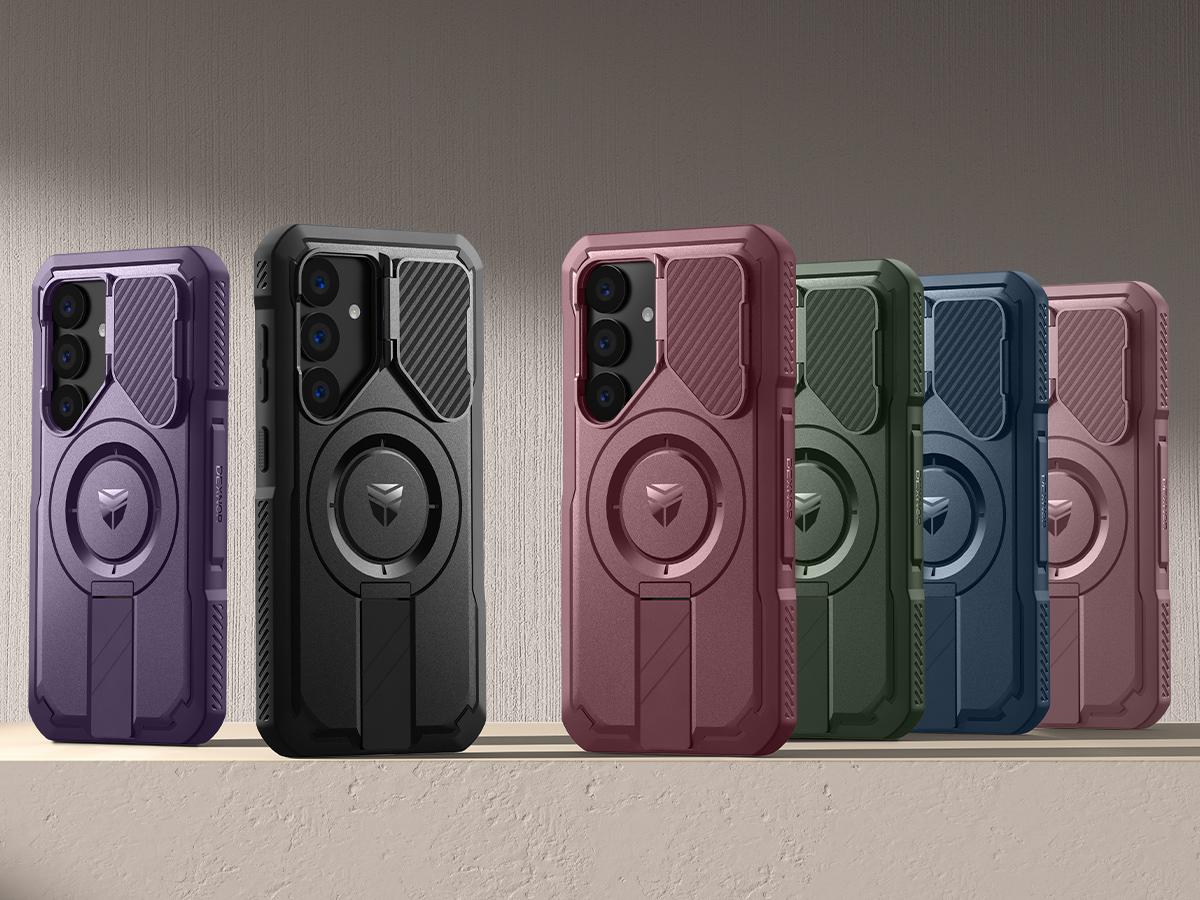 Dexnor for Samsung Galaxy S25/S25 Plus/S25 Ultra Case with Camera Cover & Adjustable Kickstand & Built-in Screen Protector, Magnetic Rugged Shockproof Bumper Cases Heavy-Duty Protective Cover (2025) Dexnor for Samsung Galaxy S25/S25 Plus/S25 Ultra Case with Camera Cover & Adjustable Kickstand & Built-in Screen Protector, Magnetic Rugged Shockproof Bumper Cases Heavy-Duty Protective Cover (2025)