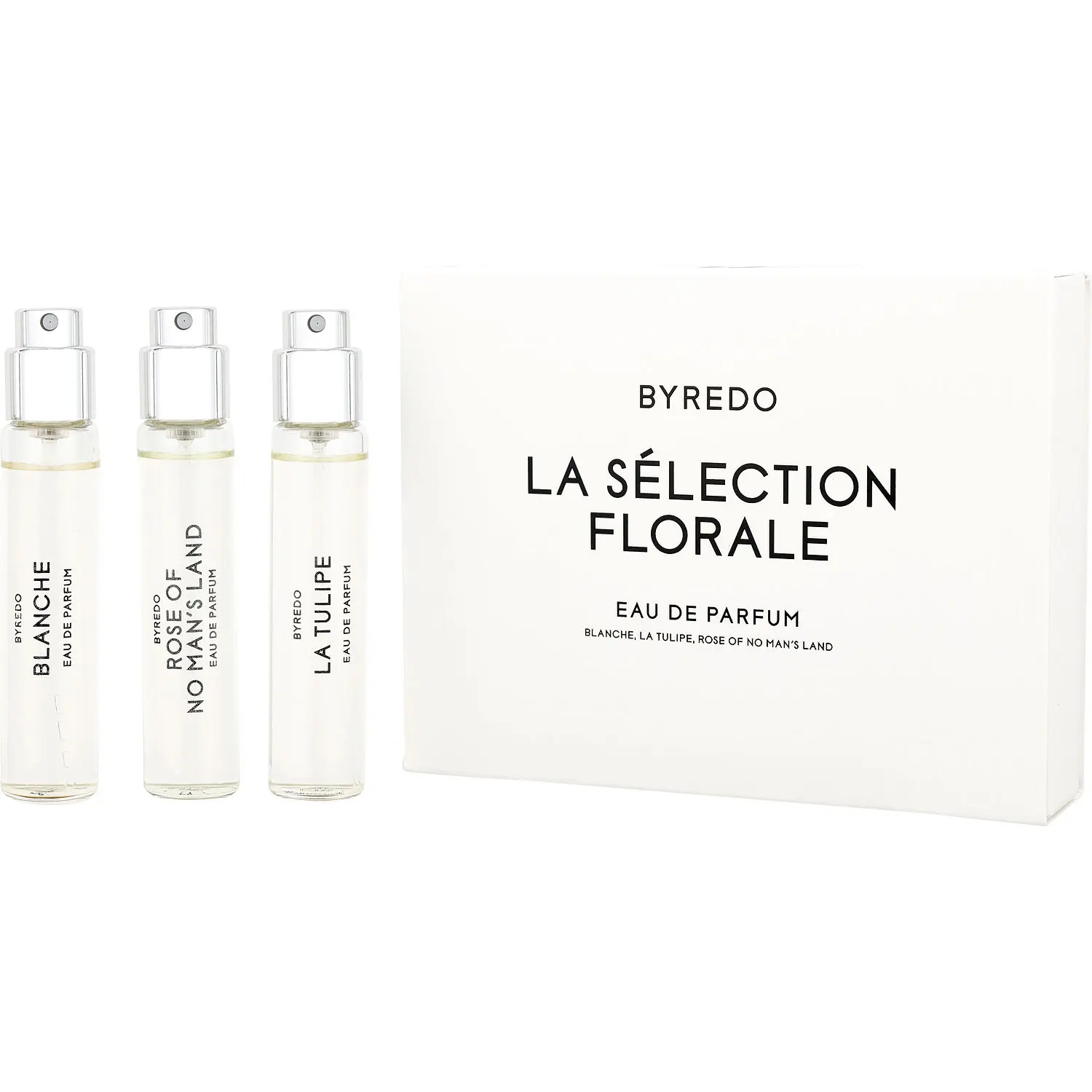 Byredo Variety Set-3 Piece Vairety Set With La Tulipe & Blanche & Rose Of No Mans Land And All Are Eau De Parfum Spray 0.41 Oz Mini For Unisex