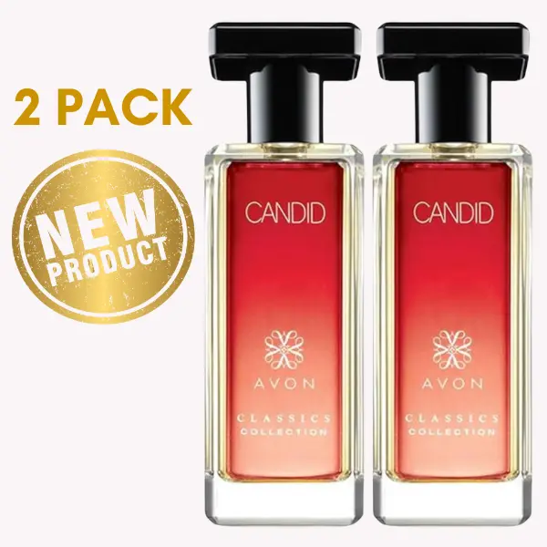 AVON Candid Cologne Spray - Avon Classics Collection Amber Floral 1.7 oz Spray | 2 PACK Tropical Flowers & Exotic Woods Cologne