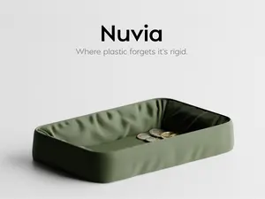 Nuvia Catch Tray - Flexible Plastic Organizer for Coins and Small Items - Where Plastic Forgets It's Rigid