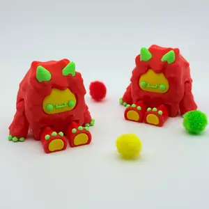 Baby X Bigfoot Yeti | 3D Printed Articulated Collectible for Desk Decoration Ornaments