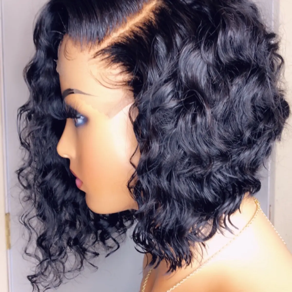 Star 4x4 HUMAN HAIR GLUE-LESS DEEPWAVE CLOSURE UNIT .