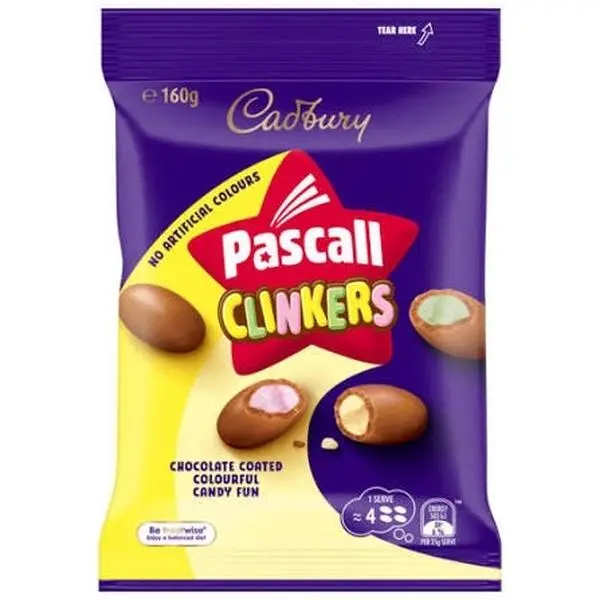 Cadbury Pascall Clinkers Candy With Ice Pack Cadbury Pascall Clinkers Candy With Ice Pack