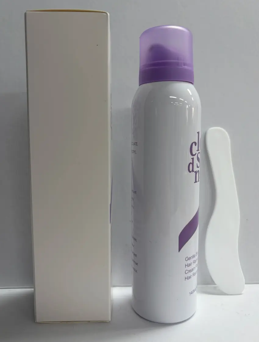 Body Care Depilatory Mousse - Gentle Hair Removal Foam for Sensitive Skin, Citrus Scent with Aloe Extracts & Hyaluronic Acid, Safe for Bikini Zone & Underarm, Delivers Silky Smooth Skin for Women