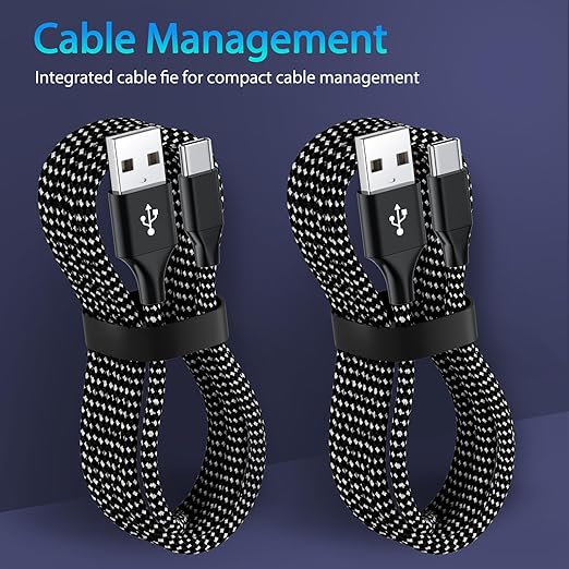 2 PCS USB C Cable Compatible with Kindle E-Readers,Fire Tablets Max 11 2023,HD 10 10Plus 9th 10th 11th Gen,HD 8,8 Plus 2020 2022,7 Kids Edition 2019 2021.Type-C Charging Charger,PS5 Cord for Samsung Phones