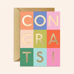 Grid Congrats Card Grid Congrats Card