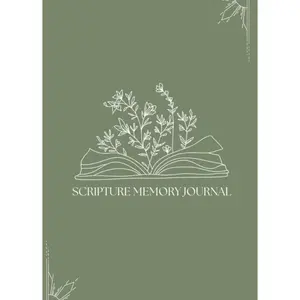 Scripture Memory Journal - Thoughtfully Designed Notebook for Memorizing Bible Verses and Strengthening Faith