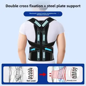 Hunchback Correction Men Women Adult Correction Scoliosis Open Shoulder Back Position Strap Beibejia