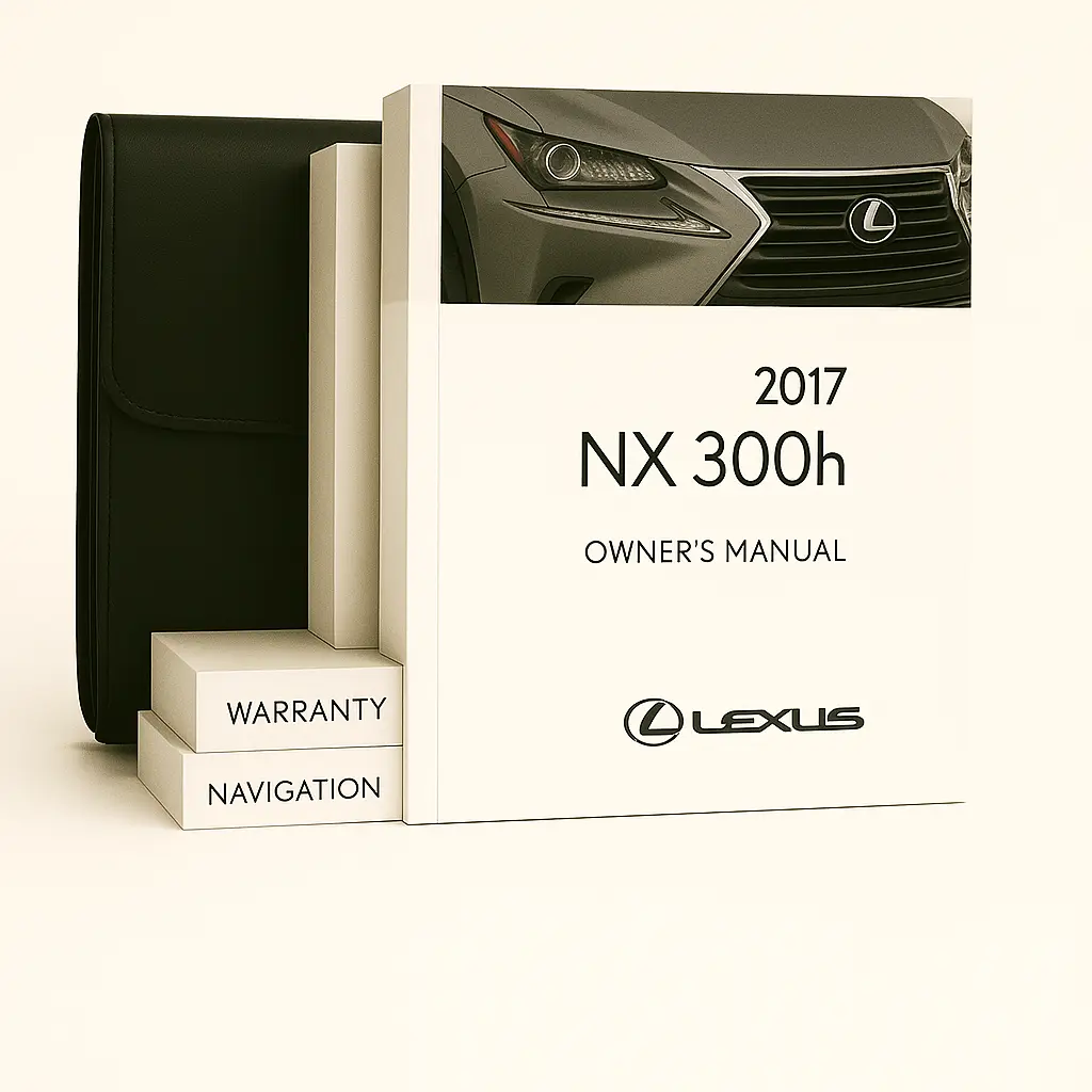 2017 Lexus NX 300h Owners Manual - Complete Set