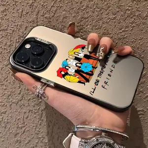 I'll Be There For You Friends Phone Case Color electrosilvering For iphone 17 16 11 14 15 12 Pro 11 Plus 13 Pro MAX Samsung Galaxy S25 S24 S23 A56 A55 A54 Drop case