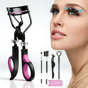 YOYUTOX Eyelash Curlers with Combed - Best Eyelash Curler Set with 10 Extra Silicone Replacement Pads, Gentle Stainless Steel Eyelash Curler for Most Eye Shapes, Ergonomic Design for Natural Curl - Best Eyelash Makeup Tool