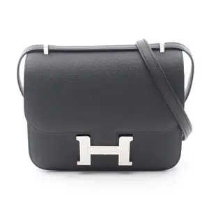 Pre-owned HERMÈS Calfskin Shoulder Bags Hermes Constance3 Mini Epsom Shoulder Bag