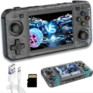Retro Handheld Game Console R36h, 4.0 IPS Screen, 26+ Emulators, 64GB Memory Card, Portable Gaming System, Classic Games Included