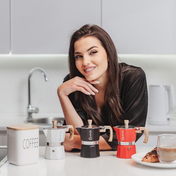 Kitchen Stovetop Espresso Maker - Moka Pot - Percolator Coffee Maker - Classic Cuban & Italian Espresso - Portable Coffee Maker for Camping & Travel