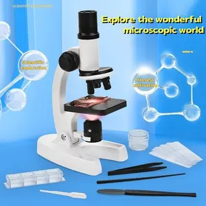 Explorer Series Educational Microscope 300-1200x Magnification Adjustable Lighting Ideal for Kids Exploration & Observation