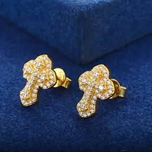 [tqe530] S925 Sterling Silver Moissanite Stud Earrings, Men's Fashion Classic Earrings, Certificate of Authenticity, Lab-Made Moissanite Stud Earrings,, Perfect Birthday Mother's Day Gift, Suitable for Men Women Wedding Set（TQE0530）