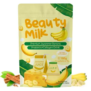 Banana Flavor Collagen Powder,Support digestive health,10 packs