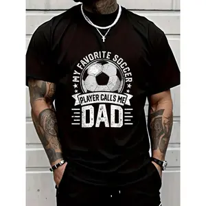 100 My Favorite Soccer Player Calls Me Dad Father's Day Daddy T-Shirt