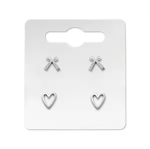 Alivia & Danny Exclusive Coquette Stud Earrings Set in Silver or Gold