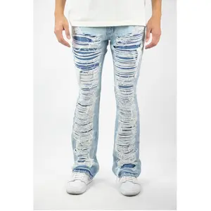 R3BEL REPAIR DENIM STACKED