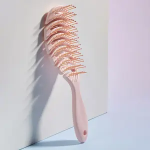 Hollow Out Hair Brush with Box Packaging,1count/3counts Scalp Massage Combs Hair Styling Detangler Hairbrush Fast Blow Drying Detangling Tool Wet Dry Curly Hair