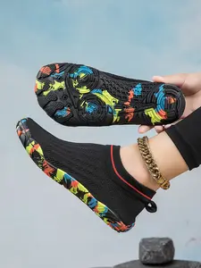 Women's Hiking Shoes, Comfortable Breathable Fabric, Slip-On Flat Sandals, Fitness Couples' Socks Shoes, Low-Top Beach Water Shoes, All Seasons, Quick Dry Shoes, Sporty Water Shoes, Water footwear