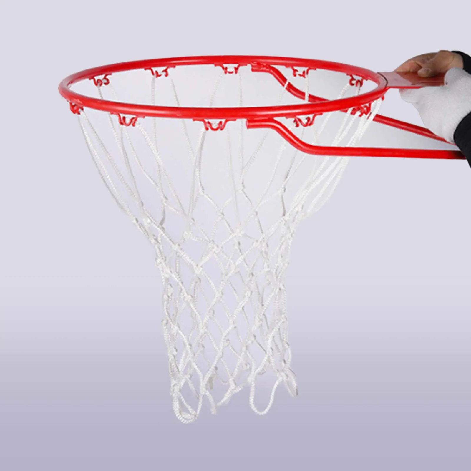 Durable Polyester Basketball Hoop Net, Standard Size, Three Color Options, Ideal for Kids' Sports Training Equipment, Durable & High-Quality Material