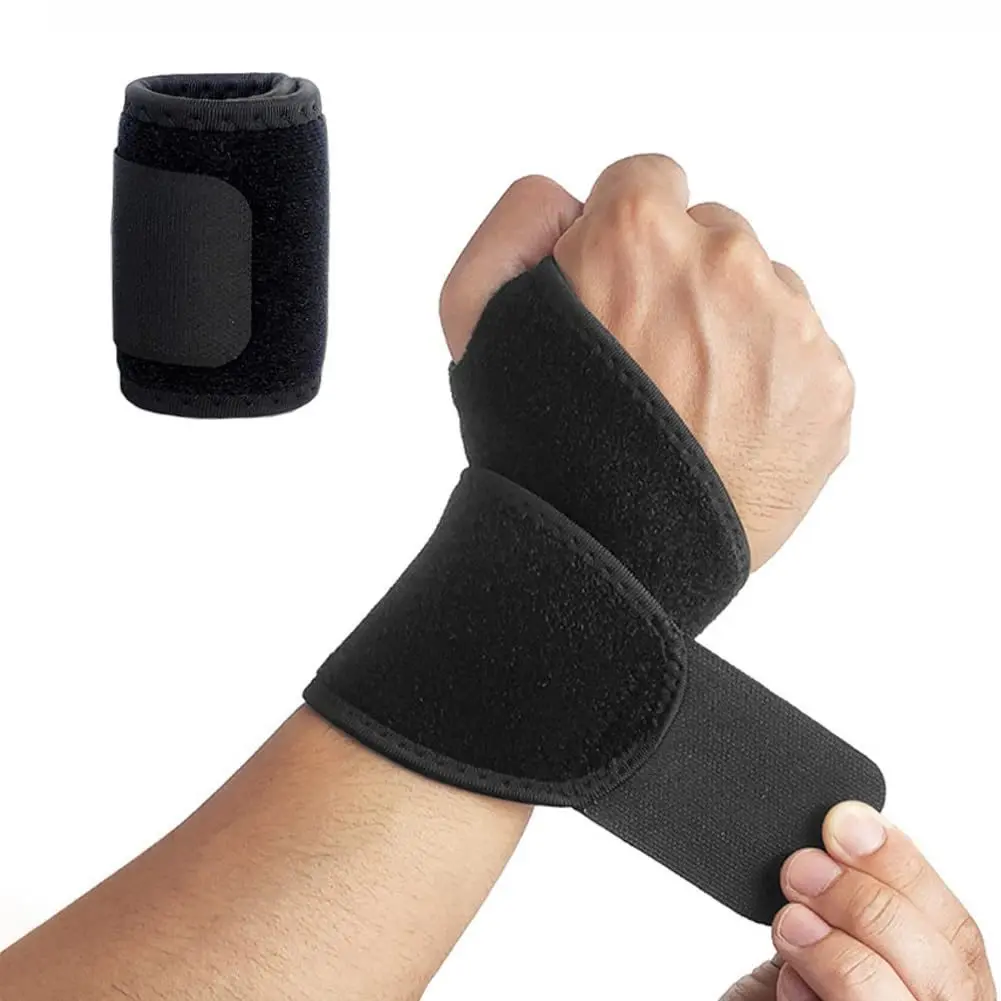 Adjustable Elastic Sports Wristband, Compression Support Brace, Pressure Protection, Suitable for Arthritis & Tendonitis, Left & Right Hand Use