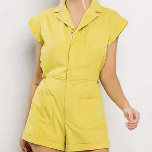 Women's Lexi Romper with Frayed Sleeves and Pockets - Womenswear, Jumpsuit