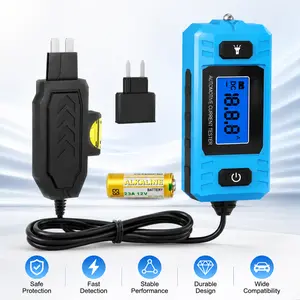 Automotive Power Probe Circuit Tester, 12V-48V LCD Digital Voltage Tester, Car Fuse & Wiring Fault Diagnostic Tool