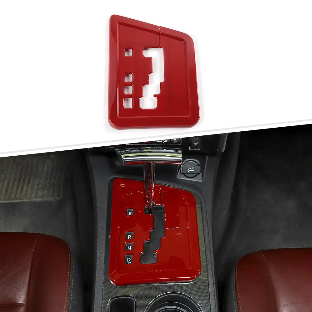 1 x Interior Gear Shift Panel Cover Trim - Laser Cut ABS Car Accessory, Fade Resistant Interior Decal Sticker, Automotive Decoration, Decal for Cars Fit 2009-2014 Dodge Challenger Dashboard