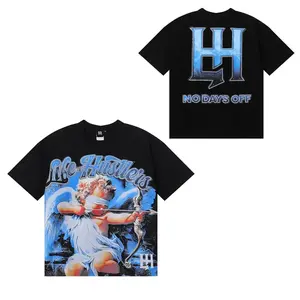 Men’s Y2K Life hustlers Retro Graphic T Shirt Archery Masked Angel Print Streetwear Hip Hop Oversized Tee Summer Casual Short Sleeve Crew Neck Top， indiana outfit