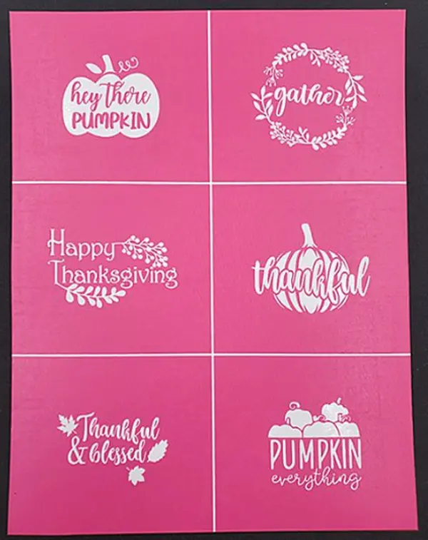 Stay Put Cookie Stencil Set Fall