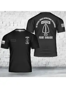 2026 Hot Selling US Army Delta Force 1st SFOD-D Airborne T-Shirt 3D Round Neck Short Sleeve Unisex Fashion Loose Pattern breathable trend