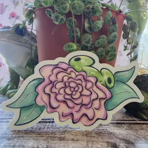 Waterproof Vinyl Floral Frog