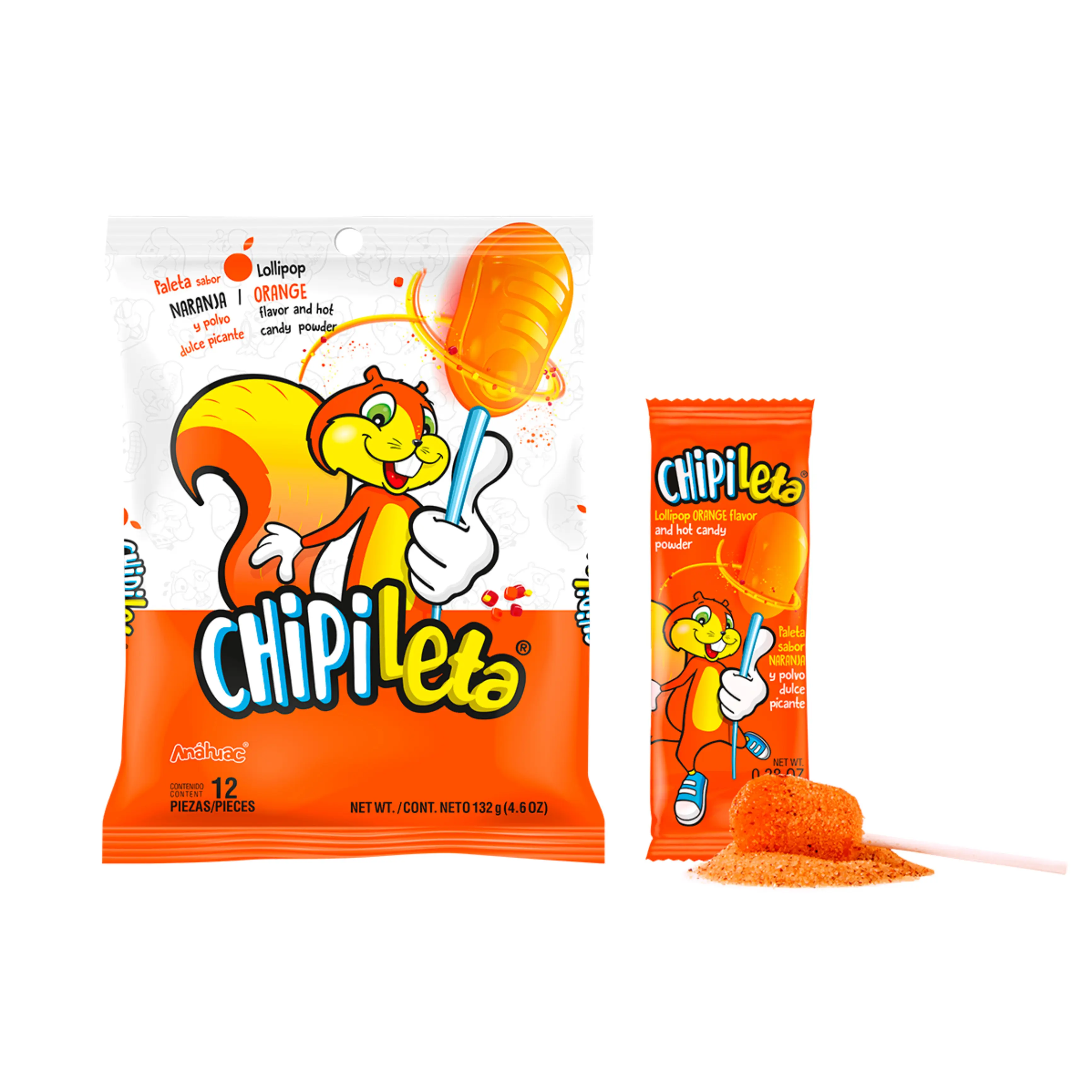 ANAHUAC CHIPILETA ORANGE LOLLIPOPS BAG