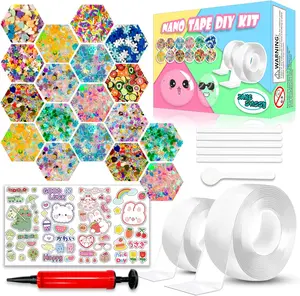 Nano Tape Bubble Kit, Nano Double Sided Adhesive Tape Bubbles, Arts and Craft DIY Party Activities Toys Crts and Crafts for Kids Ages 8-12 Year Bubble Craft Kit Toys