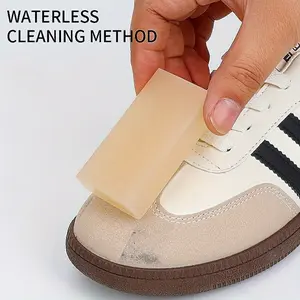 Portable single-sided velvet leather shoe cleaner rubber eraser, suitable for sports shoes, clothing, glass surfaces, walls, floors