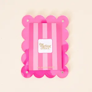 Mini Acrylic Picture Frame Magnet - Hot Pink