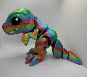 GIANT Articulated Flexi T-Rex – 200% Scale by CinderWing3d!