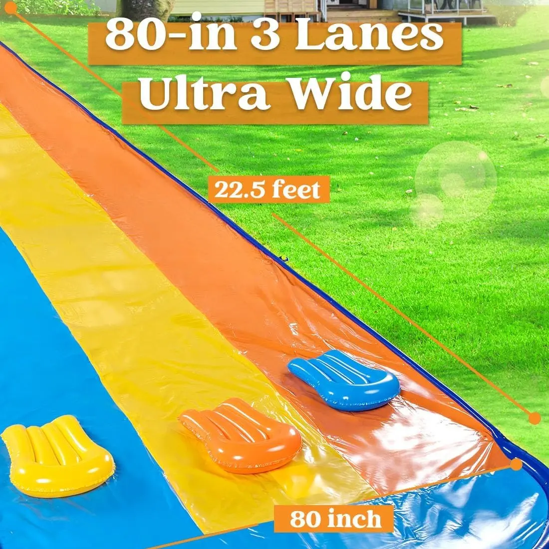 22.5FT Triple Lane