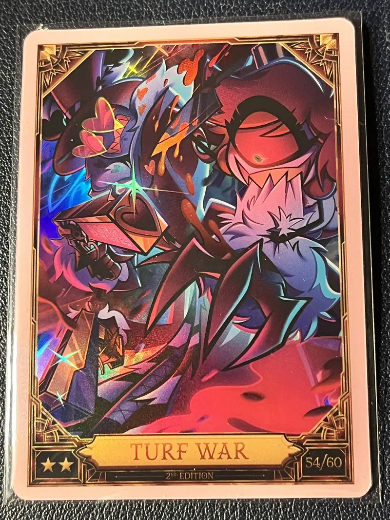 Foils vs non foil hazbin trading cards - TikTok Shop