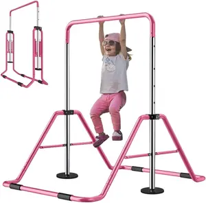 Slsy Gymnastics Bars Kids Kip Training Bars for Home, Folding Horizontal Bars with Adjustable Height, Practice Bar Gymnastic for Kid, Child, Girls, Boys