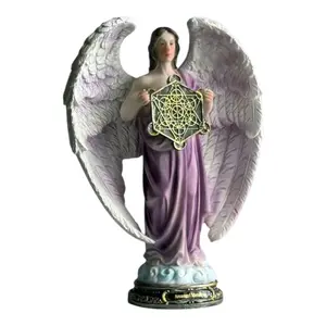 Arcangel Metatron 12" Inches Tall Saint Archangel Metatron Estatua Brand new StaueWarrior and protector Religious Decor